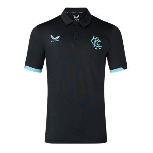 Front - Castore Childrens/Kids Rangers FC Polo Shirt