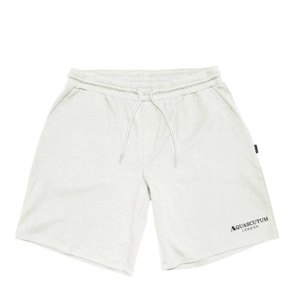 Front - Aquascutum Mens Fleece Logo Sweat Shorts