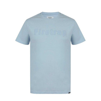 Front - Firetrap Mens Logo Cotton T-Shirt