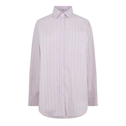 Front - Jack Wills Womens/Ladies Stripe Poplin Regular Long-Sleeved Shirt