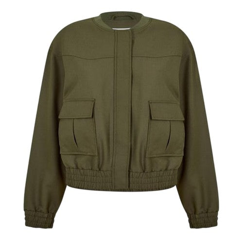 Front - Jack Wills Womens/Ladies Relaxed Fit Bomber Jacket