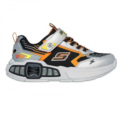 Front - Skechers Childrens/Kids Storm 3 Lightning Bolt Light Up Trainers