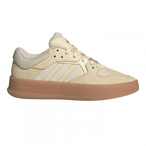 Front - Adidas Womens/Ladies 24 Canvas Cloudfoam Court Trainers