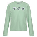 Front - Regatta Childrens/Kids Wenbie III Heart Long-Sleeved T-Shirt