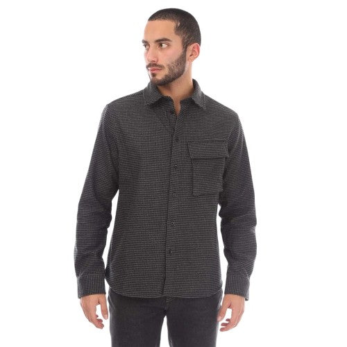 Front - Belstaff Mens Houndstooth Shirt