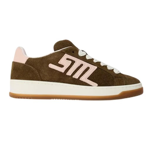 Front - Steve Madden Womens/Ladies Alysha Logo Lace Up Trainers