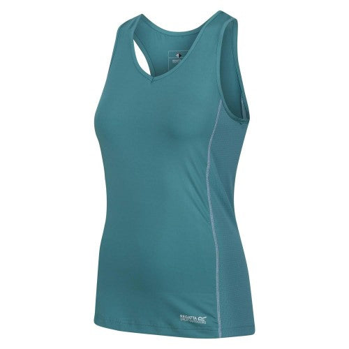 Front - Regatta Womens/Ladies Varey Extol Wicking Stretch Active Vest Top