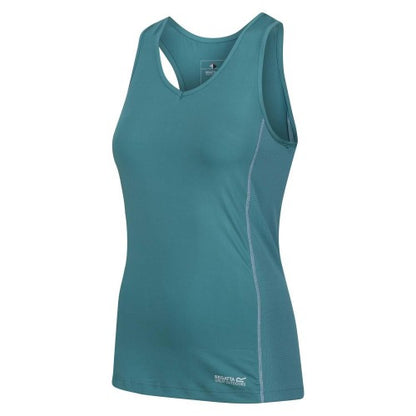 Front - Regatta Womens/Ladies Varey Extol Wicking Stretch Active Vest Top