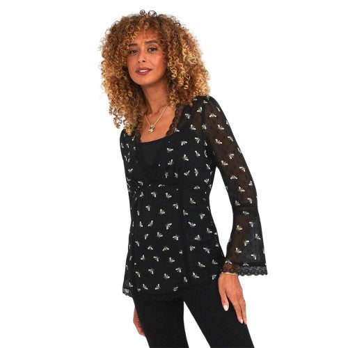 Front - Joe Browns Womens/Ladies Wide Cuff Blouse