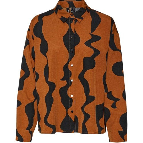 Front - Vero Moda Womens/Ladies Abstract Regular Shirt