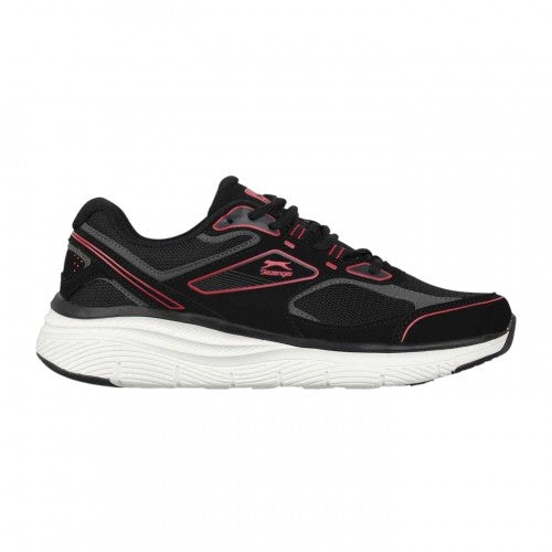 Front - Slazenger Mens Sleaford Leather Lace Up Trainers