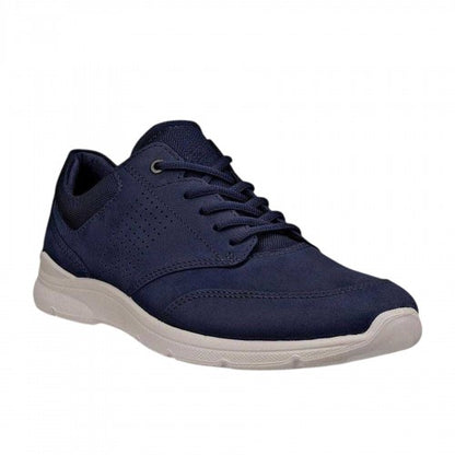 Front - Ecco Mens Irving Leather Trainers