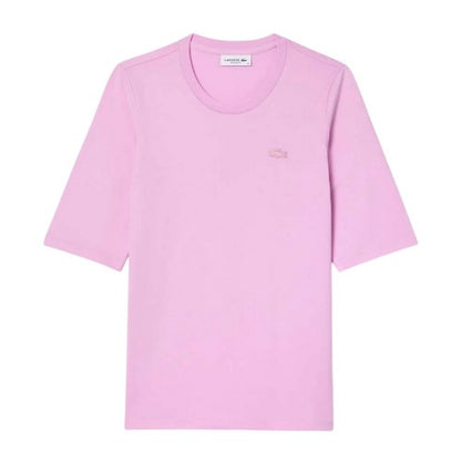 Front - Lacoste Womens/Ladies Cotton Soft 3/4 Sleeve T-Shirt