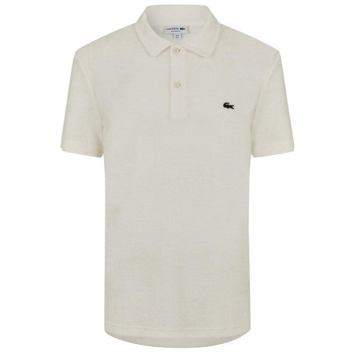 Front - Lacoste Mens Embroidered Logo Polo Shirt