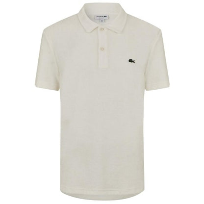 Front - Lacoste Mens Embroidered Logo Polo Shirt