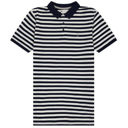 Front - Farah Childrens/Kids Striped Yarn Dyed Polo Shirt