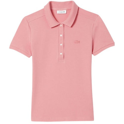 Front - Lacoste Womens/Ladies Pique Stretch Polo Shirt