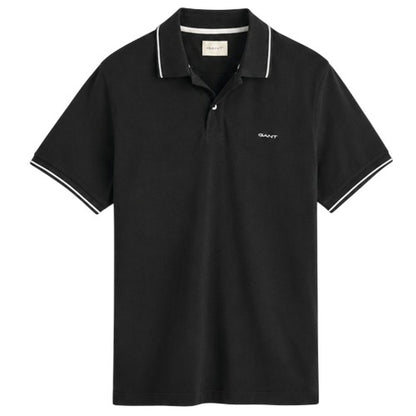 Front - Gant Mens Embroidered Pique Polo Shirt