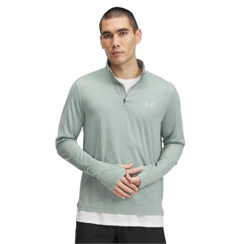 Front - Under Armour Mens Launch Quarter Zip Track Top