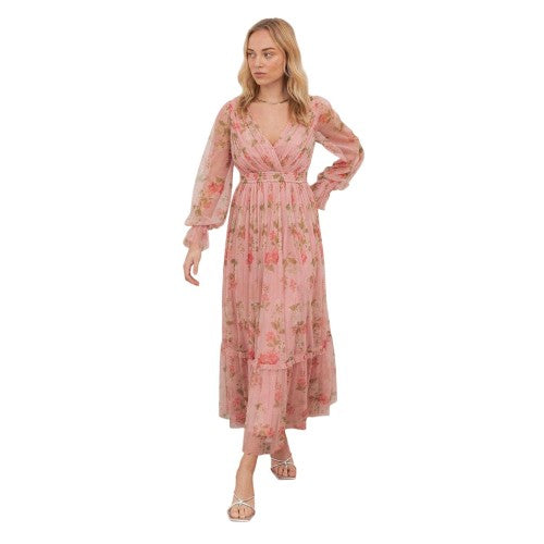 Front - Anaya With Love Womens/Ladies Floral Long-Sleeved Maxi Dress