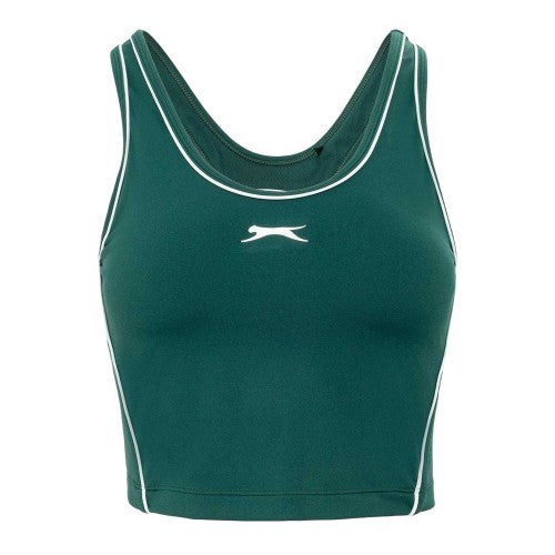 Front - Slazenger Womens/Ladies Logo Racerback Vest Top