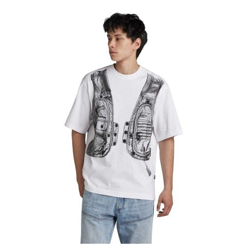 Front - G-Star Mens Archive Graphic Boxy T-Shirt