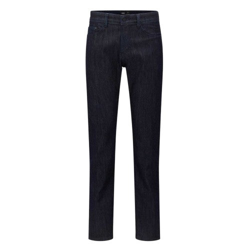 Front - Boss Mens Delaware3 Dark Wash Slim Jeans