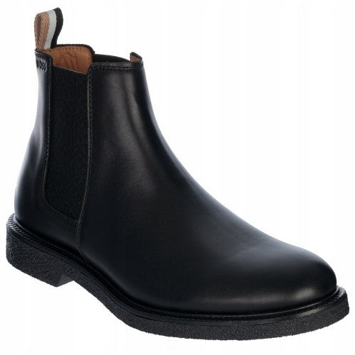 Front - Boss Mens Tunley Leather Chelsea Boots