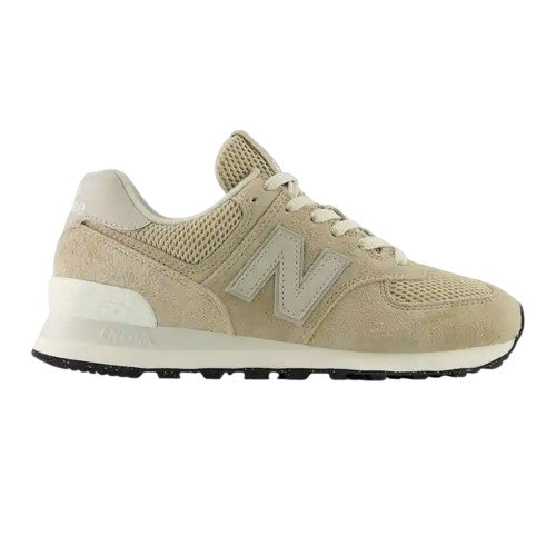 Front - New Balance Womens/Ladies 574 Suede Wedge Trainers