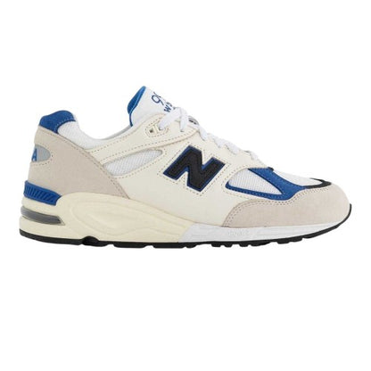 Front - New Balance Womens/Ladies x Teddy Santis 990 V2 Suede Running Trainers