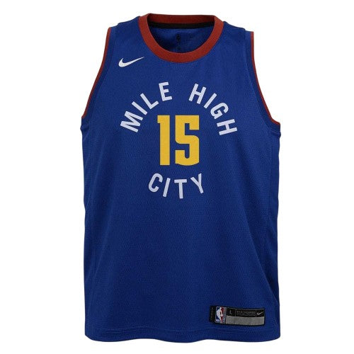 Front - Denver Nuggets Childrens/Kids Nikola Jokic Dri-FIT Basketball Jersey