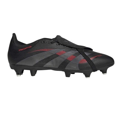 Front - Predator Mens Predator Club FxG Fold Over Soft Ground Football Boots