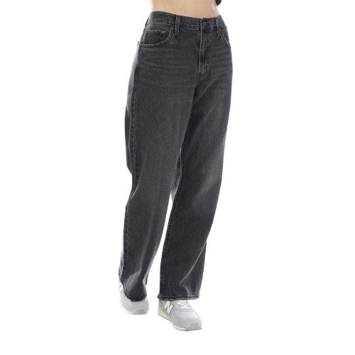 Front - Levis Womens/Ladies Denim Wide Leg Baggy Jeans