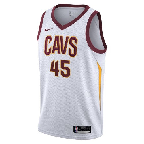 Front - Cleveland Cavaliers Childrens/Kids Donovan Mitchell Basketball Jersey
