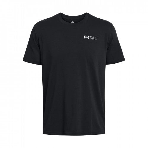 Front - Under Armour Mens Repeat Logo Heavyweight T-Shirt