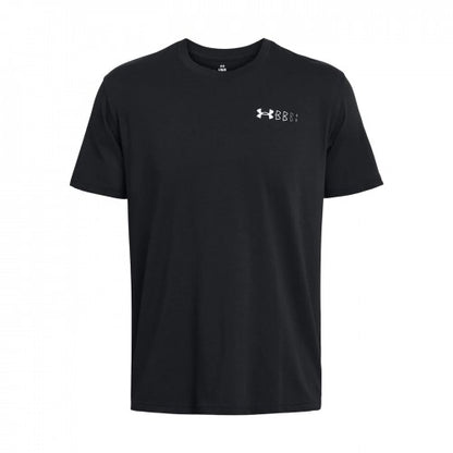 Front - Under Armour Mens Repeat Logo Heavyweight T-Shirt
