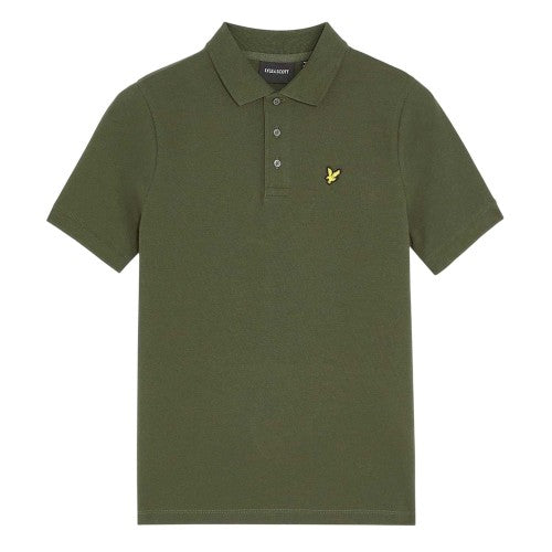Front - Lyle & Scott Mens Embroidered Logo Polo Shirt