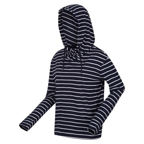 Front - Regatta Womens/Ladies Monsal Striped Hoodie