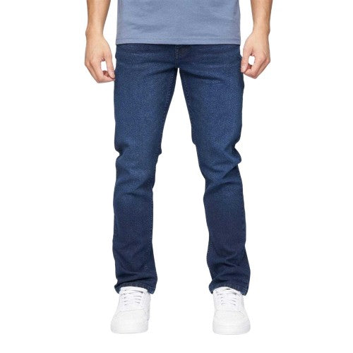 Front - Crosshatch Mens Malcolm Slim Jeans