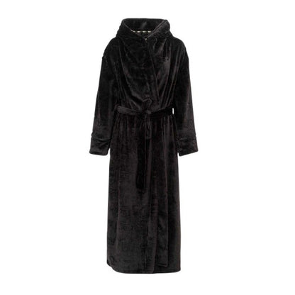 Front - Biba Womens/Ladies Plain Hooded Robe