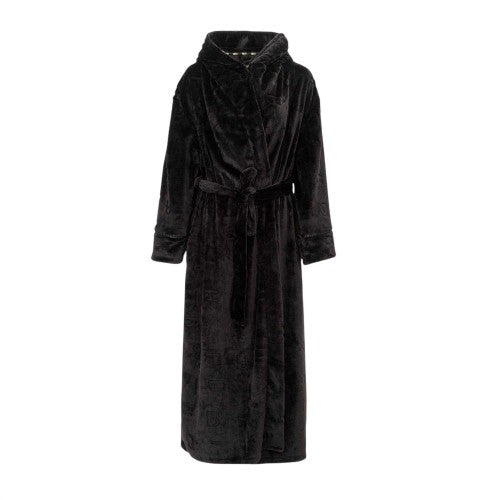 Front - Biba Womens/Ladies Plain Hooded Robe