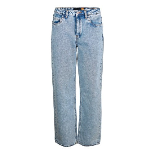 Front - Timberland Womens/Ladies Mid Rise Straight Leg Jeans
