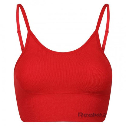 Front - Reebok Womens/Ladies Hatty Seamless Sports Bra