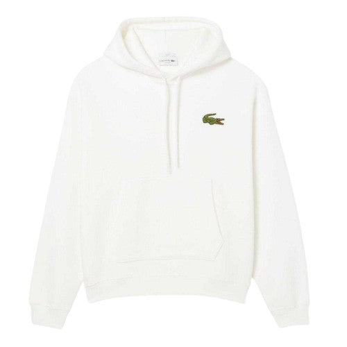 Front - Lacoste Mens Loose Fit Drawstring Hoodie