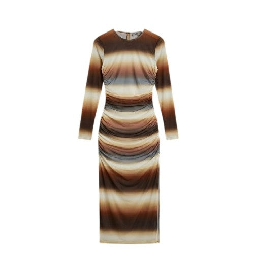 Front - AX Paris Womens/Ladies Ombre Sheer Bodycon Midi Dress