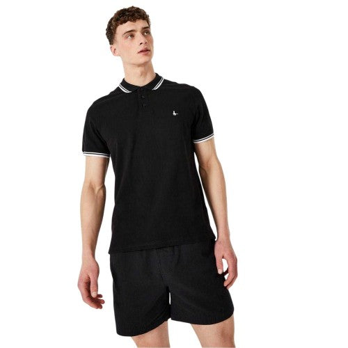 Front - Jack Wills Mens Edgeware Tipped Polo Shirt