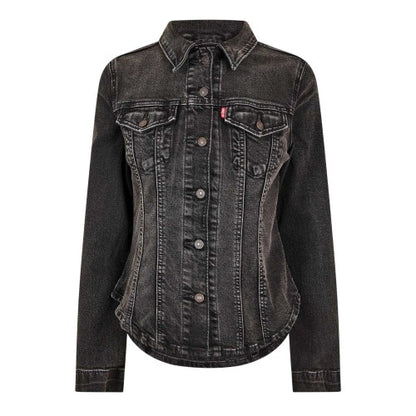 Front - Levis Womens/Ladies Slim Tailored Trucker Jacket