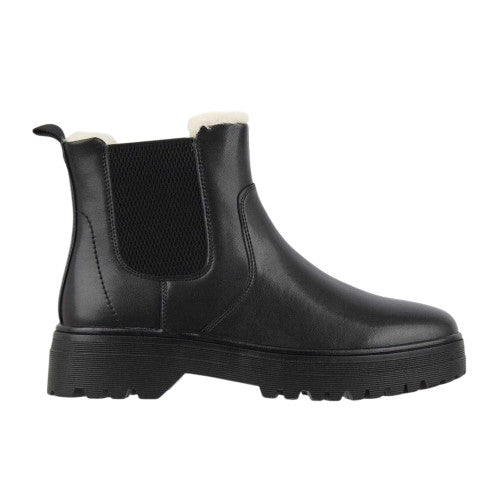 Front - Jack Wills Womens/Ladies Faux Fur Lined Chelsea Boots