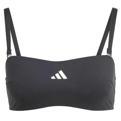 Front - Adidas Womens/Ladies Bandea Logo Bikini Top