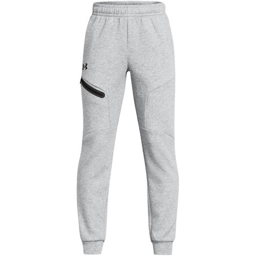 Front - Under Armour Childrens/Kids Unstoppable Fleece Slim Joggers